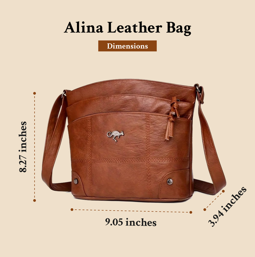 Alina Handcrafted Leather Bag | Grace’s Signature Design