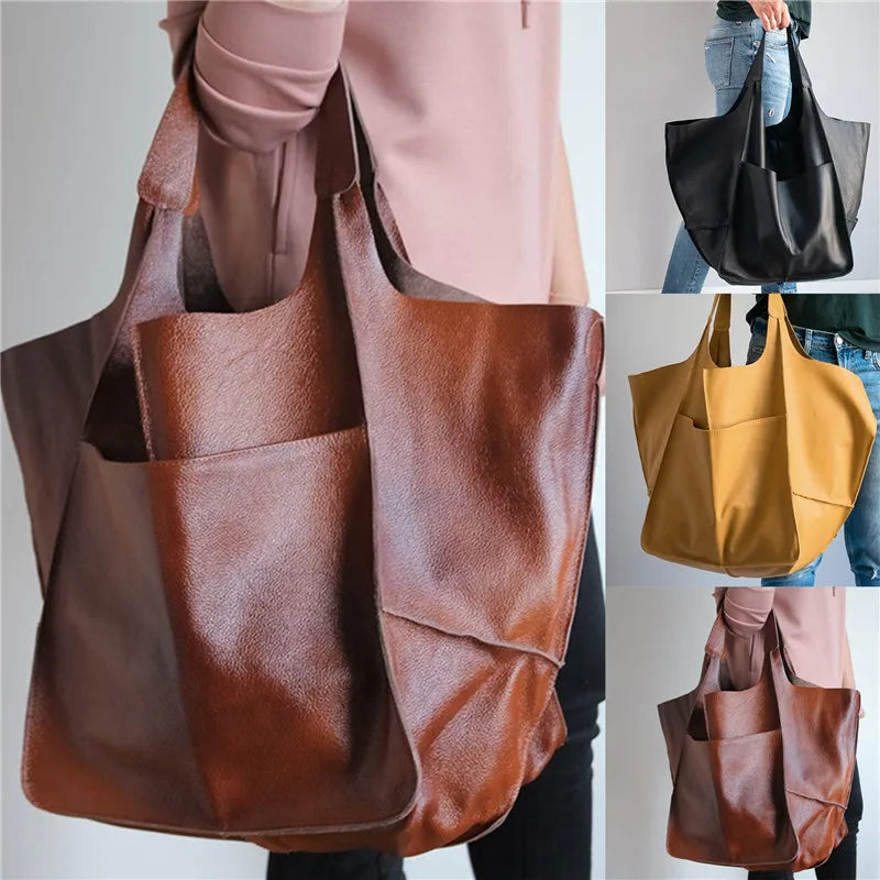 Laura’s Timeless Allure | Vintage Leather Bag