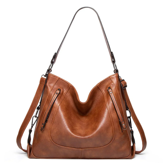 Priscilla’s Vintage Charm | Leather Bag